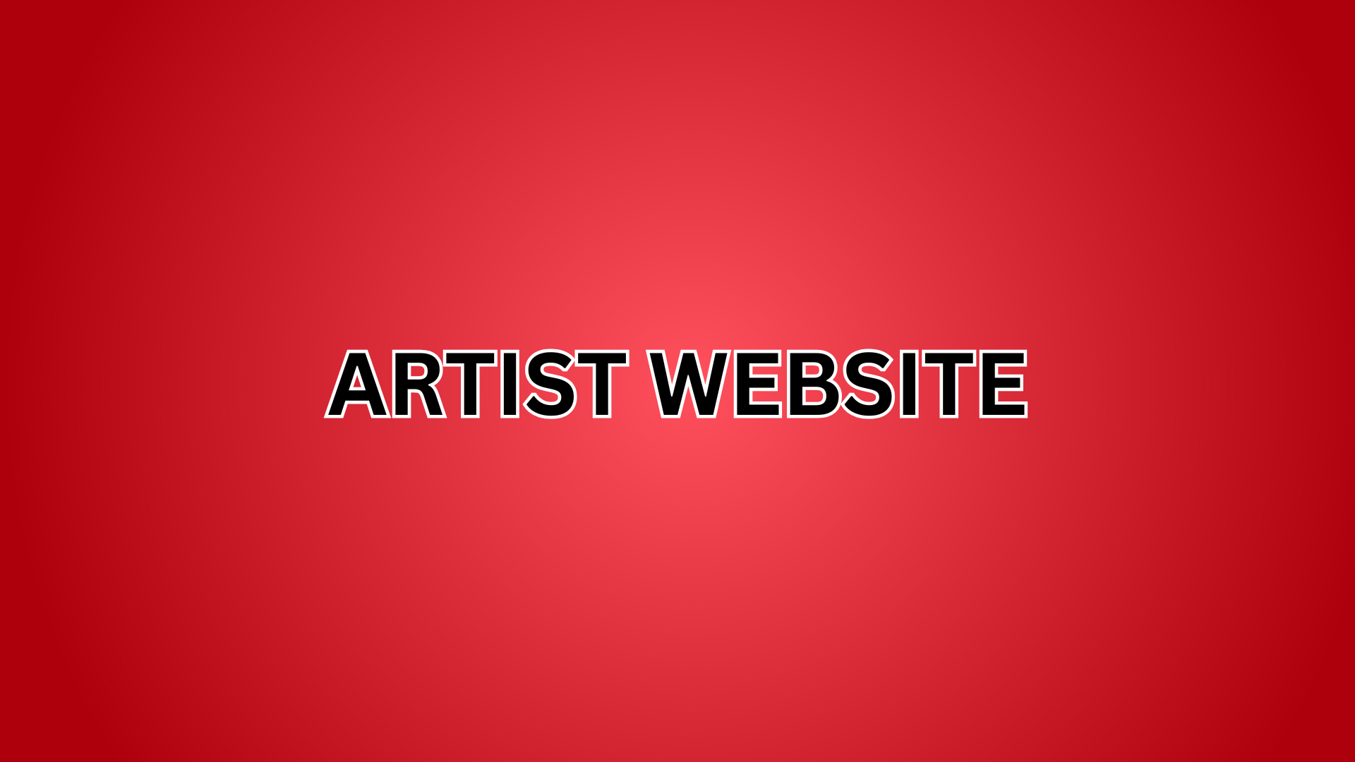 Artist Website