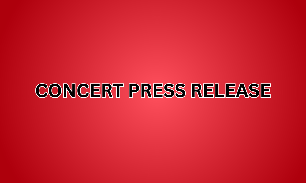 Concert Press Release